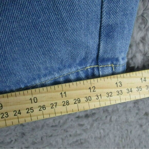 Cider Jeans Womens 2XL Medium Wash High Rise Butterfly Cutout Wide Leg - Picture 7 of 10